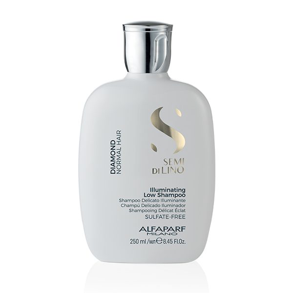 Shampoo Iluminador Alfaparf Semi Di Lino Diamond 250ml aporta brillo extremo