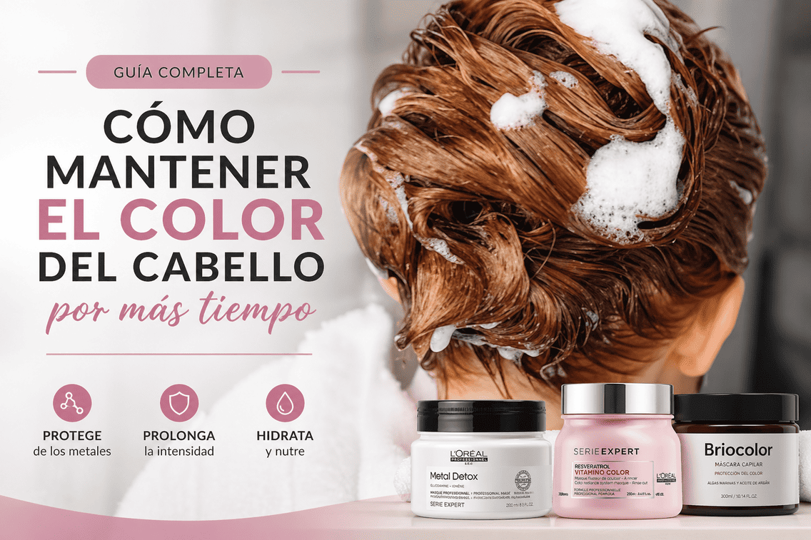 Lee más sobre el artículo Cómo mantener el color del cabello por más tiempo