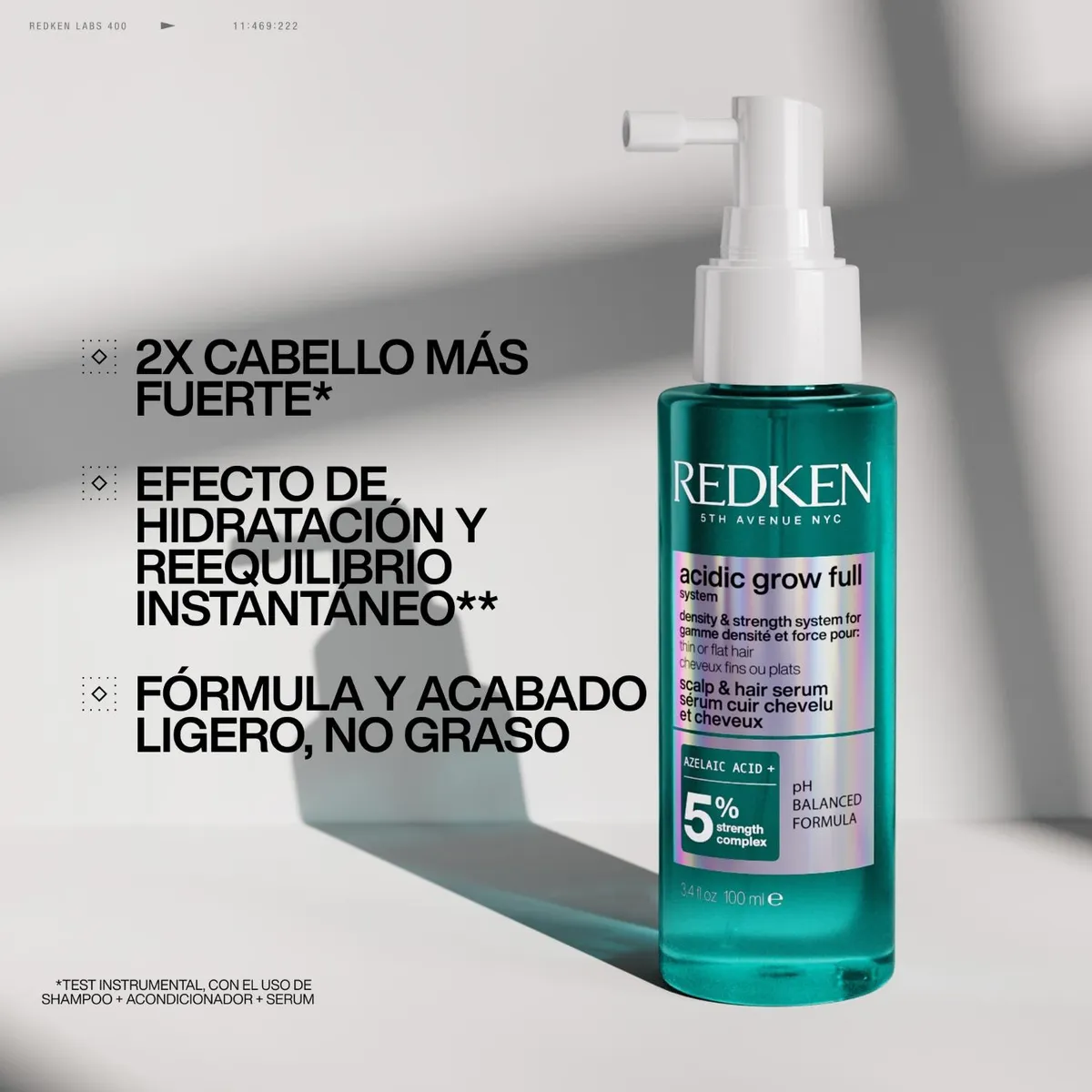 Sérum Redken Acidic Grow Full System